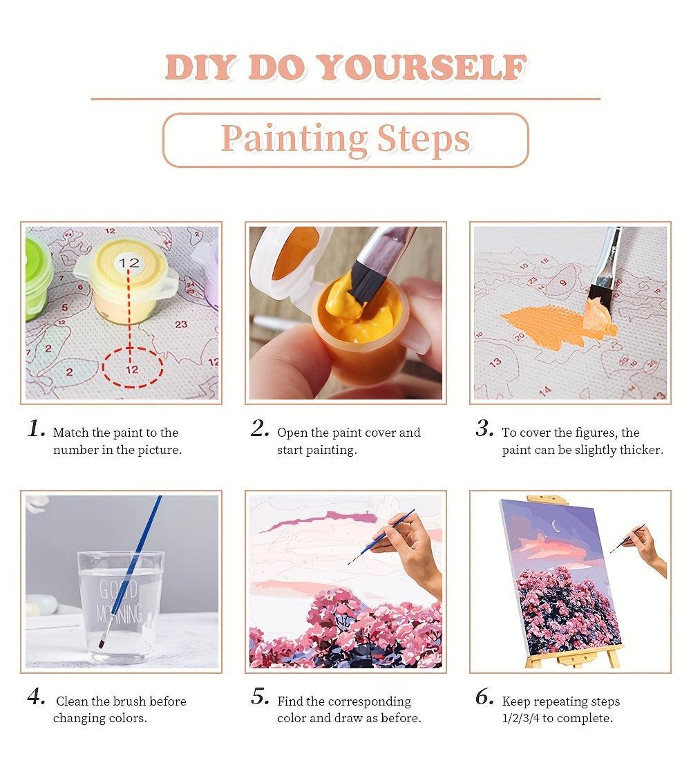 🎨 Crie Sua Obra-Prima: Kit de Pintura DIY - Arte Relaxante para Decorar Seu Lar 🏡 - Gato - Velaro