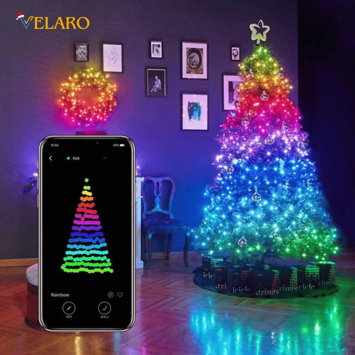 Luzes de LED Smart Natalino - Ilumine a Sua Casa com a Magia do Natal 🎄