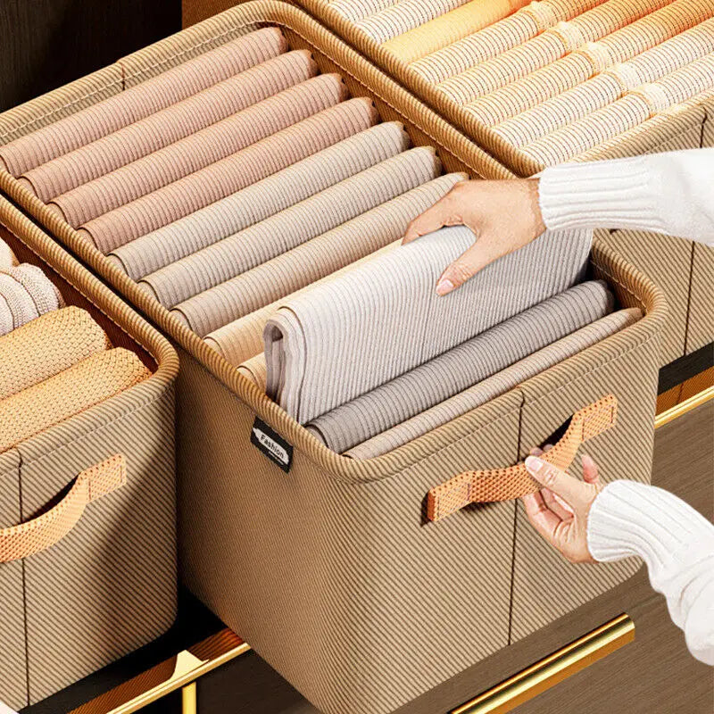 Organizador de Roupas Dobrável Premium: A Solução que o seu Roupeiro Precisa! - Velaro