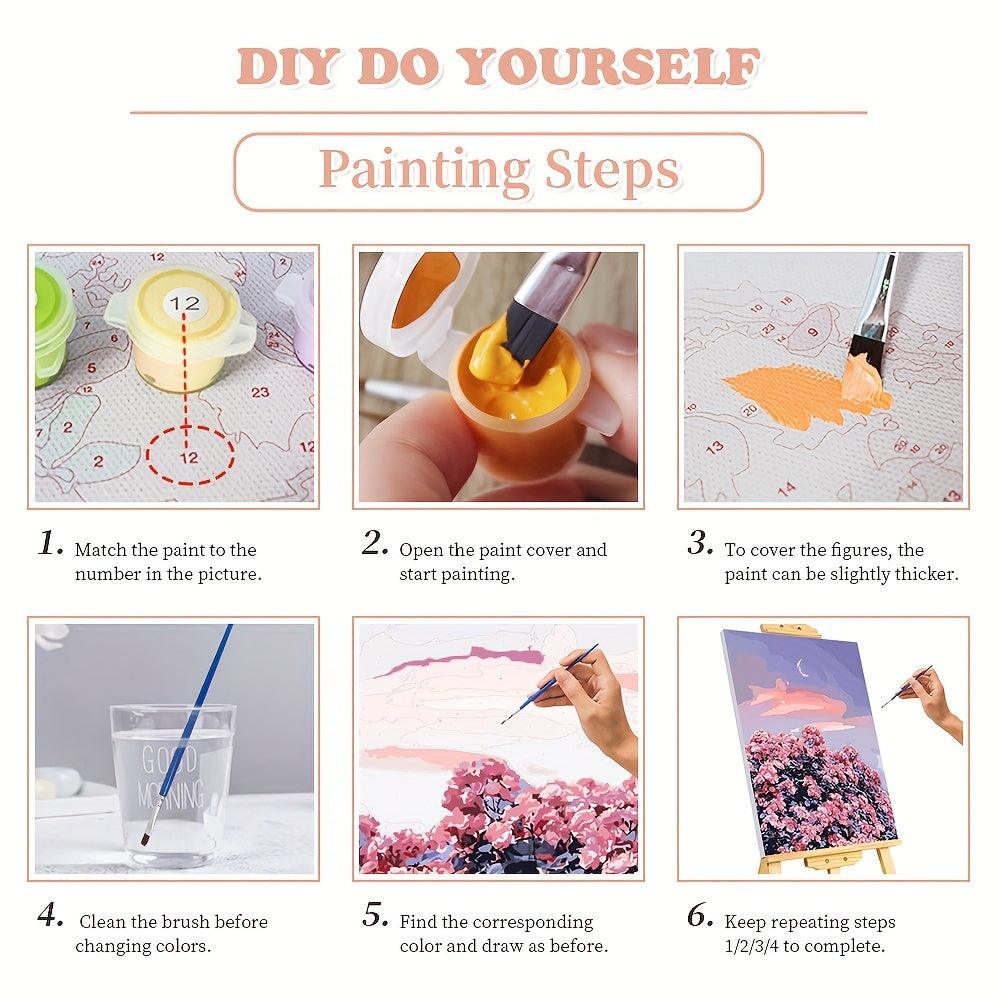 🎨 Crie Sua Obra-Prima: Kit de Pintura DIY - Arte Relaxante para Decorar Seu Lar 🏡 - Gato - Velaro