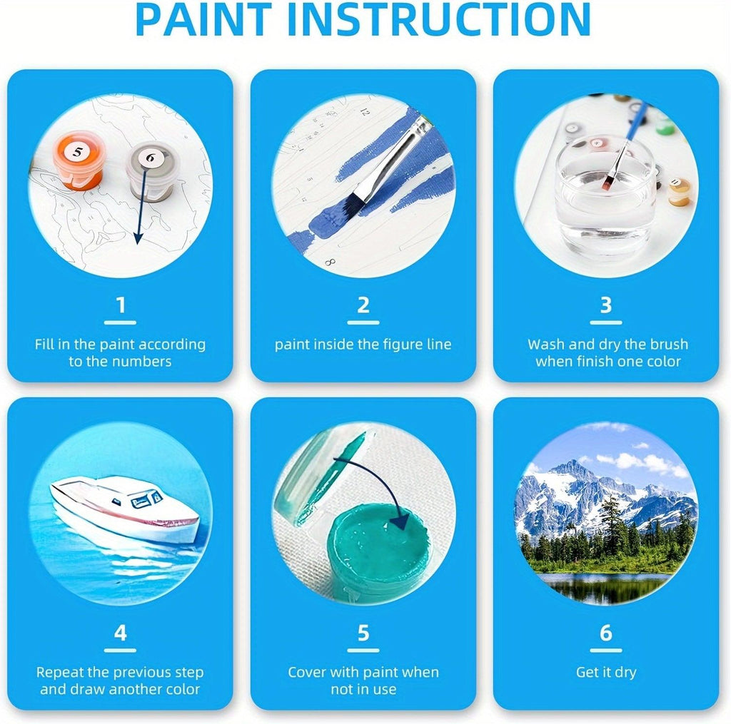 🎨 Crie Sua Obra-Prima: Kit de Pintura DIY - Arte Relaxante para Decorar Seu Lar 🏡 - Galinhas - Velaro