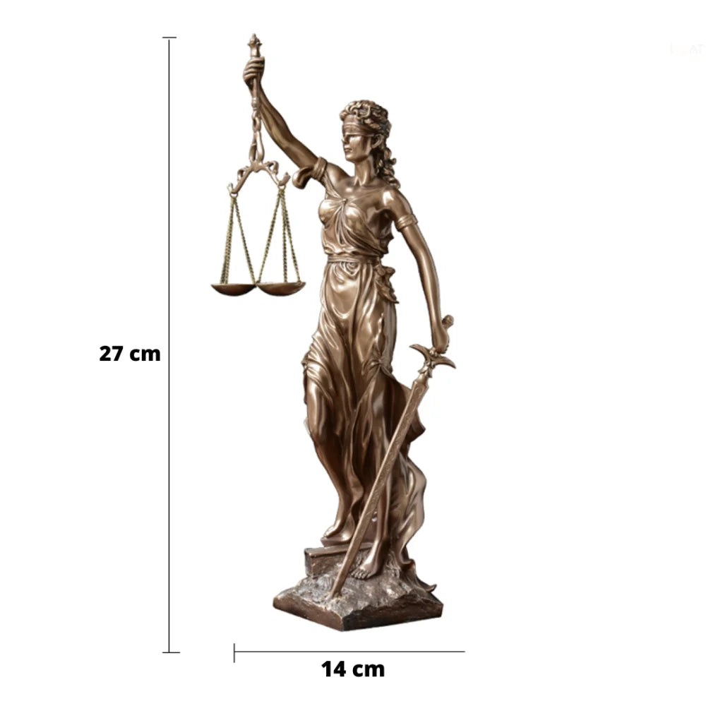 Escultura Themis Deusa da Justiça - Velaro™